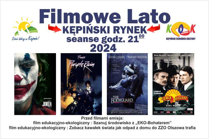 FILMOWE LATO 2024                z kinem plenerowym!