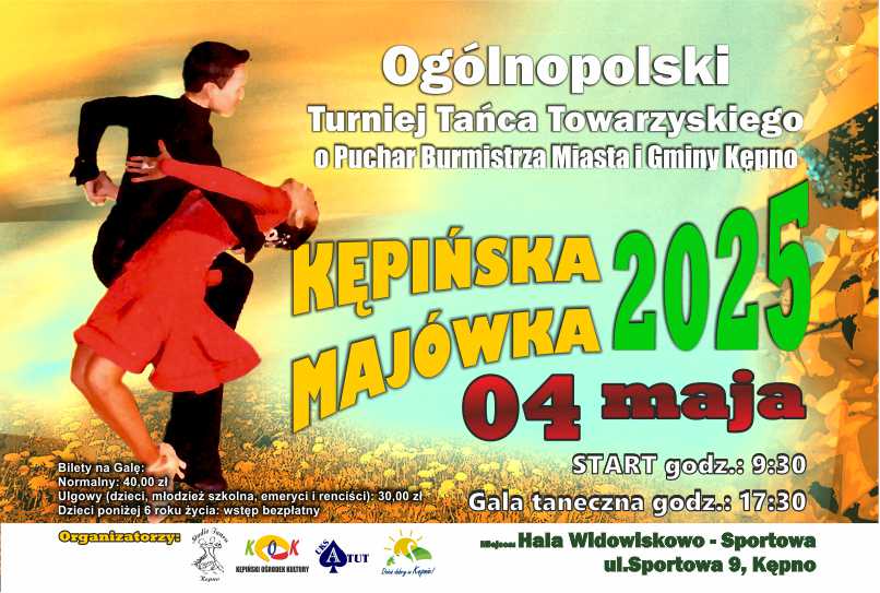 Zapraszamy na majowy turniej tańca
